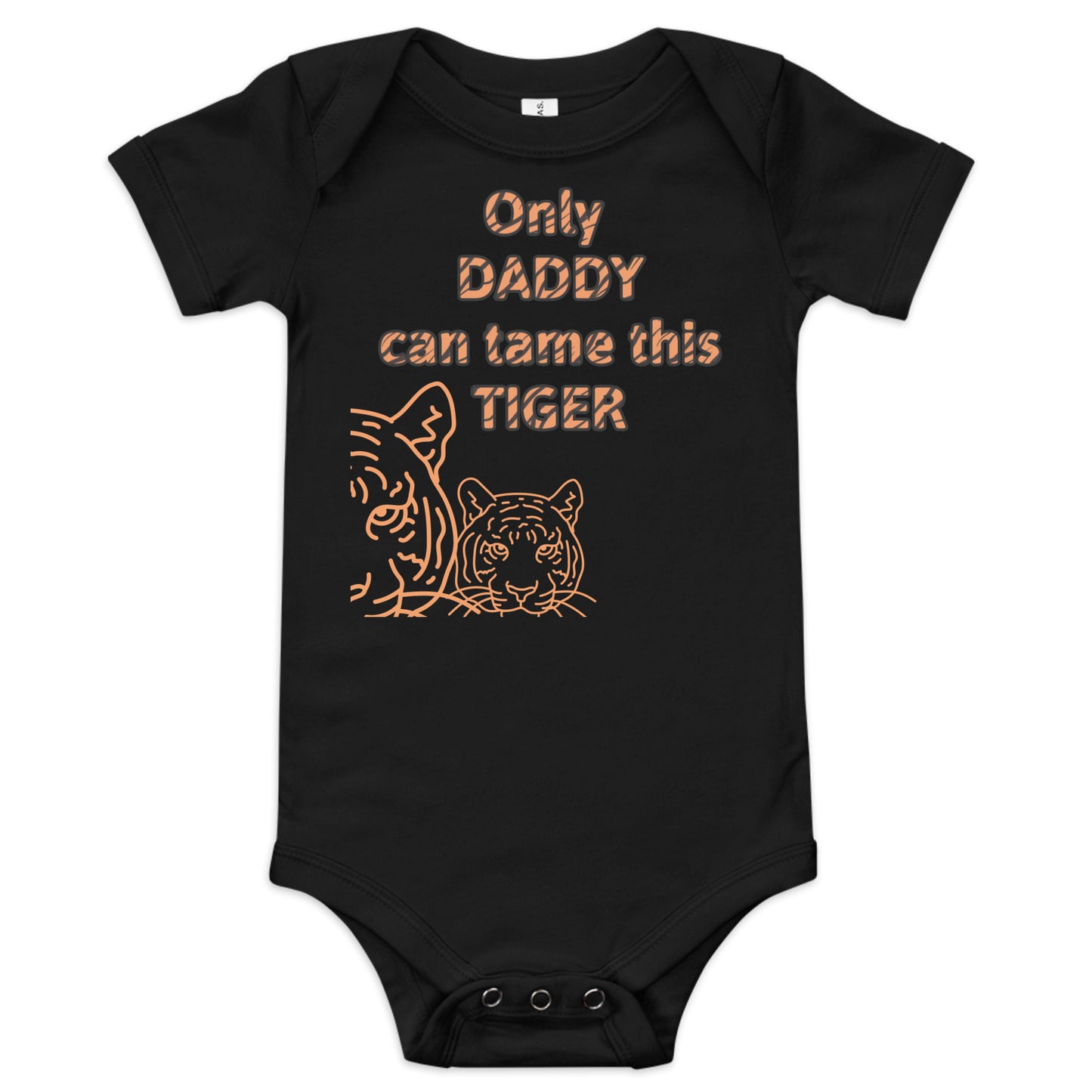 Tame the Tiger Daddy Version - Cotton Baby One-Piece