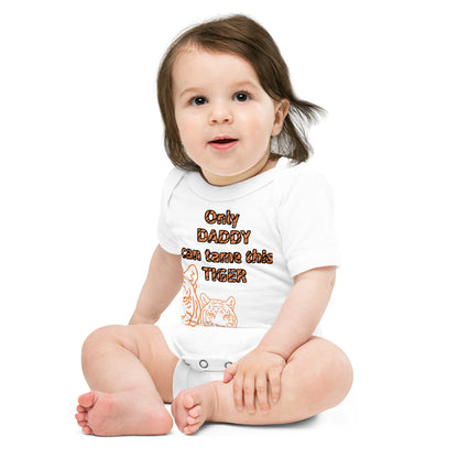 Tame the Tiger Daddy Version - Cotton Baby One-Piece