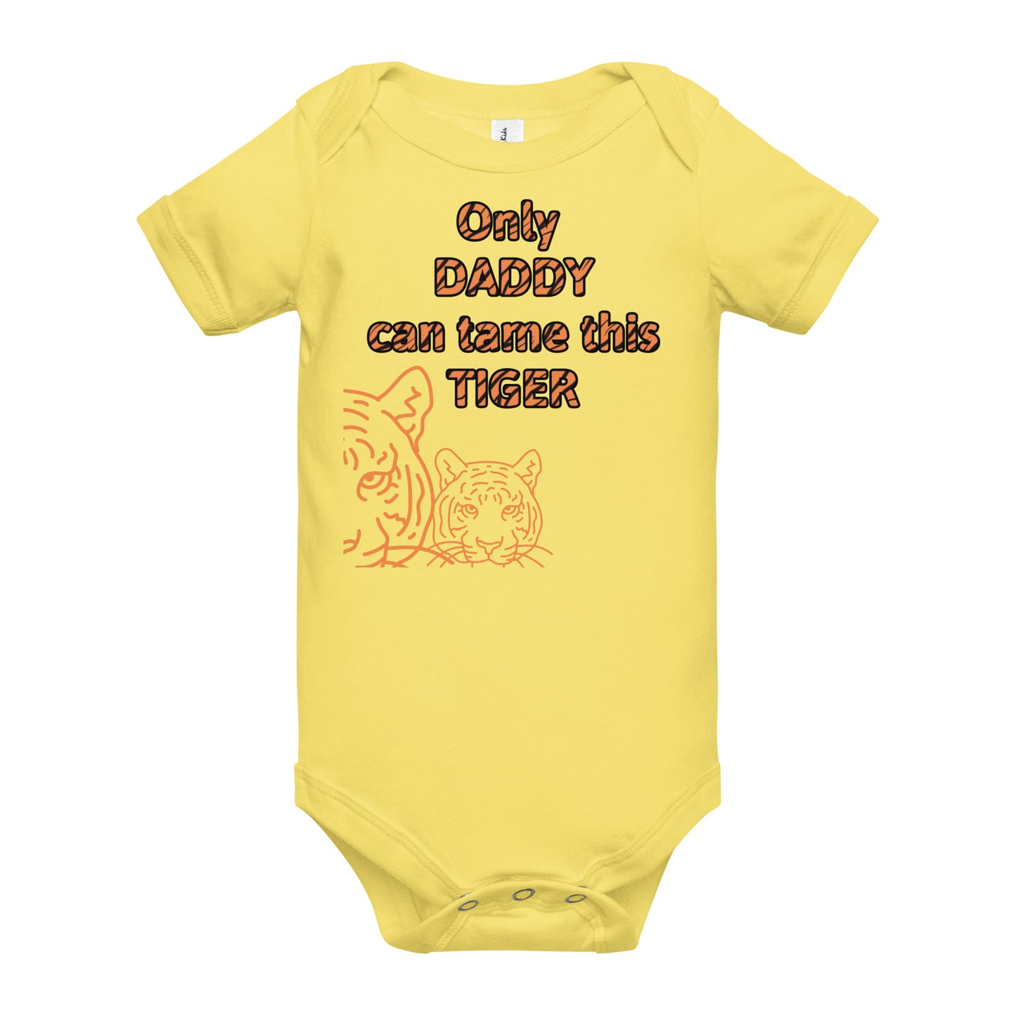 Tame the Tiger Daddy Version - Cotton Baby One-Piece