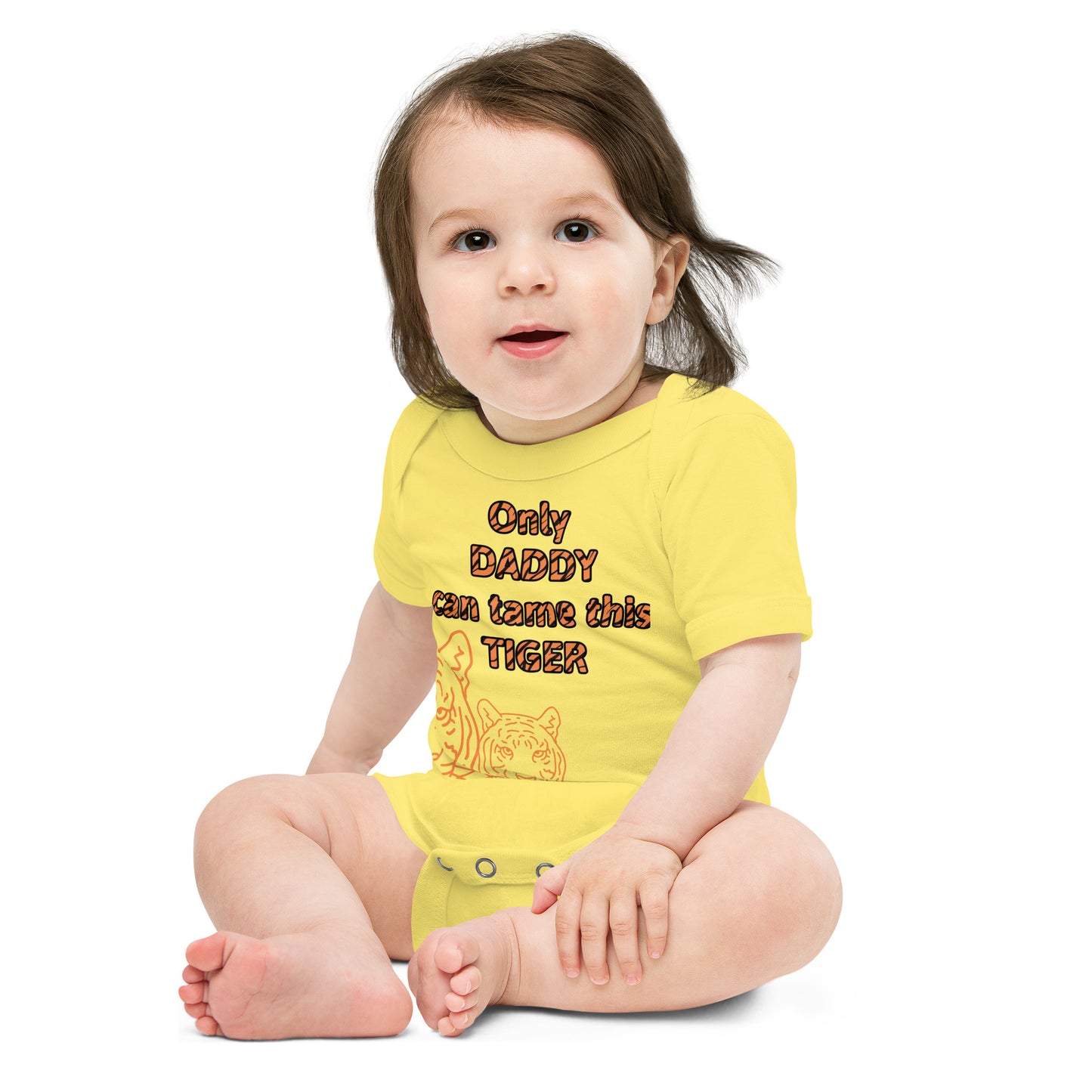 Tame the Tiger Daddy Version - Cotton Baby One-Piece